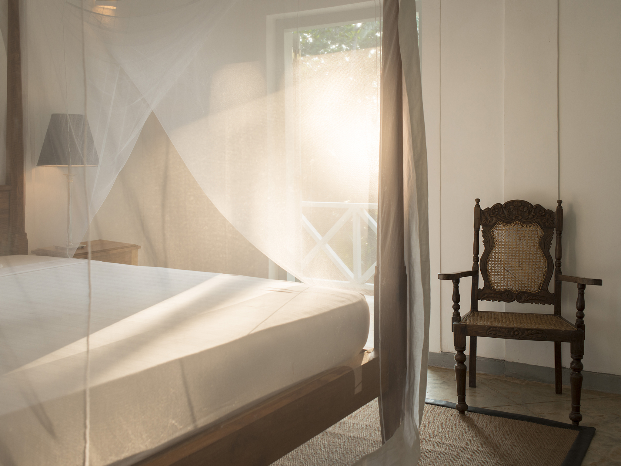 Pooja Kanda - Bedroom sunlight - Villa Pooja Kanda, Habaraduwa-Koggala, South Coast
